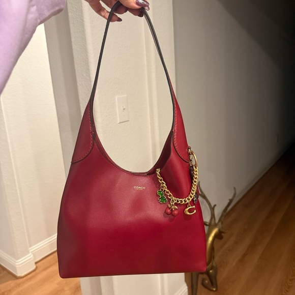 Coach Handbags - COACH BROOKLYN 28 RUBY RED
